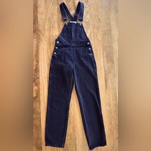 Abercrombie & Fitch Black Denim Overalls – XXS